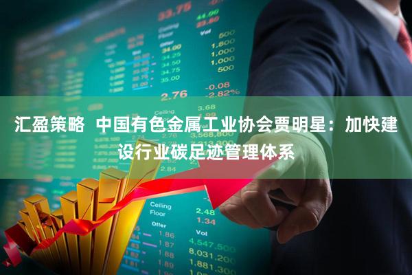 汇盈策略  中国有色金属工业协会贾明星：加快建设行业碳足迹管理体系
