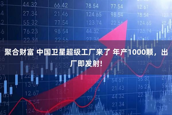 聚合财富 中国卫星超级工厂来了 年产1000颗，出厂即发射!